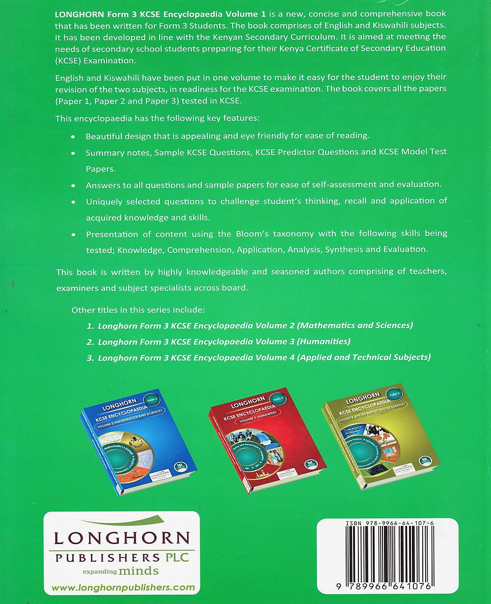 longhorn kcse encyclopaedia f3 vol 1 languages