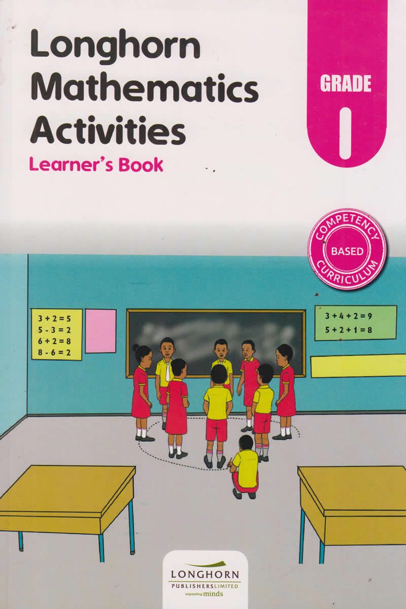 longhorn mathematics activities  learner's book grade 1