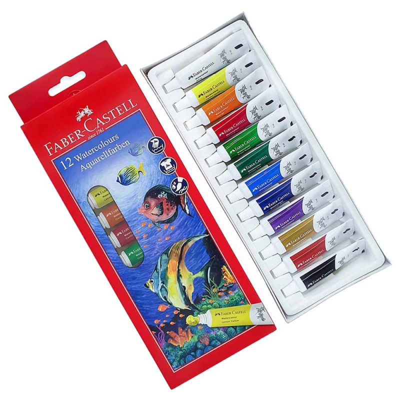 faber castell:watercolours tube12 5ml