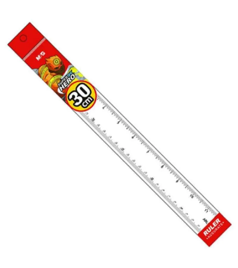 m&g plastic ruler 30cm