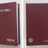 niv holy bible giant print maroon/black/blue