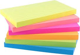 gem sticky note pad 5*3 luminous