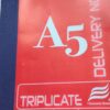 economic:delivery book a5 triplicate