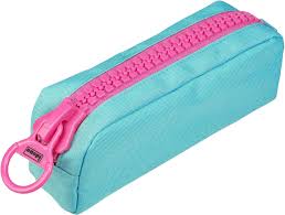 pencil pouch zipper ref:355793 pink/black