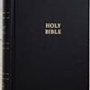 holy bible nkjv hard cover medium black/maroon