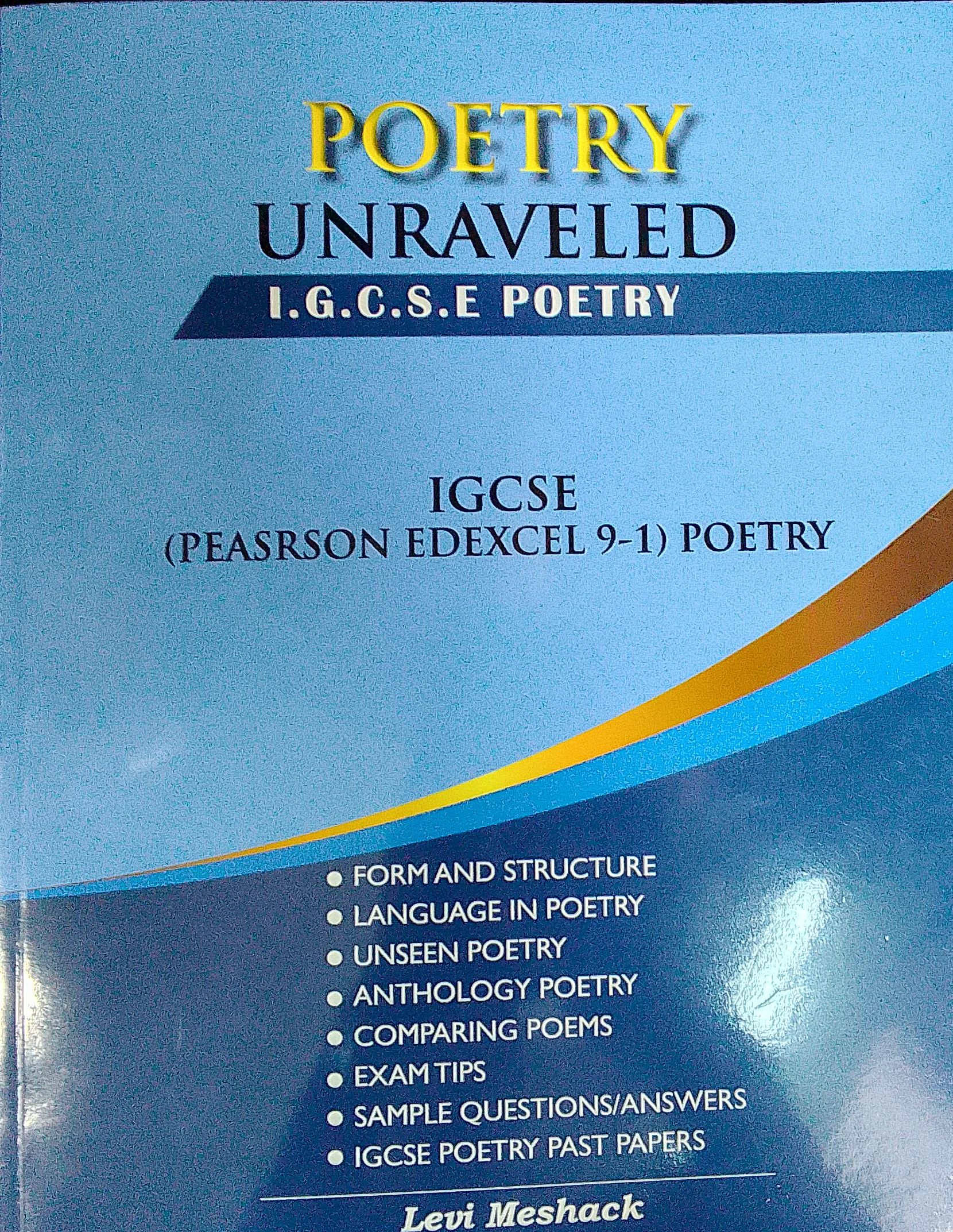 poetry unraveled igcse 9 -1 meshak