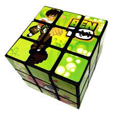 cartoon rubiks cube