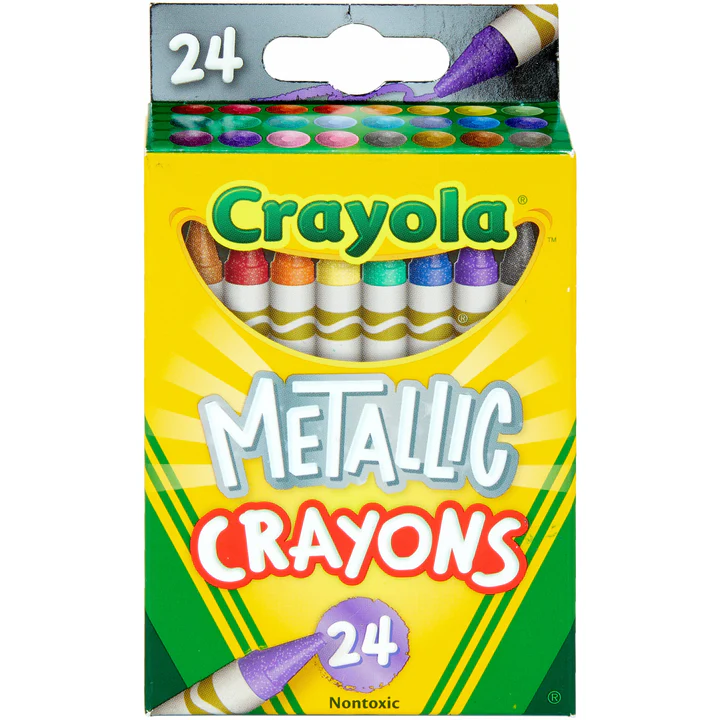 CRAYOLA METALLIC CRAYONS *24